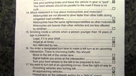 written test for driving license in Texas